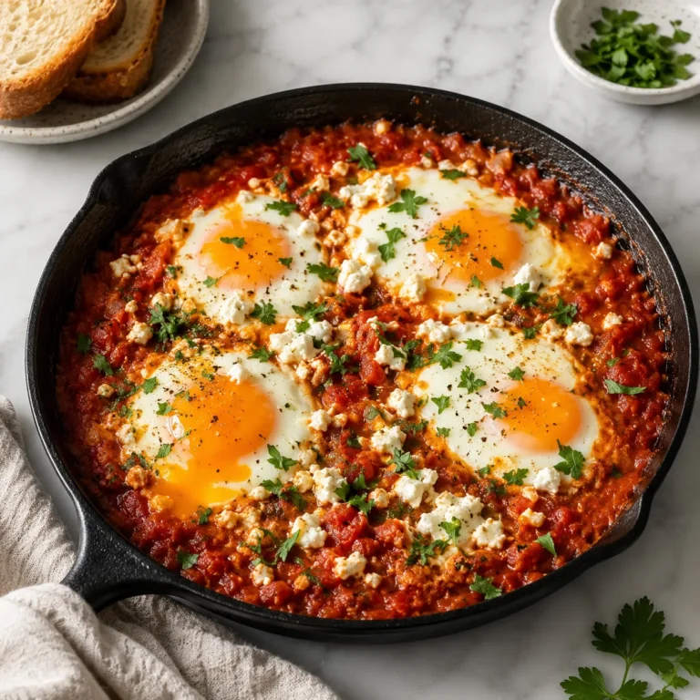 Baked Eggs in Tomato Sauce Recipe