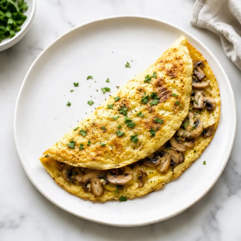 Mushroom Omelette Recipe