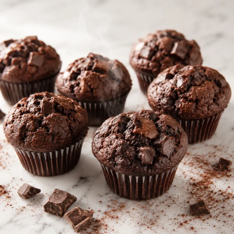 Double Chocolate Muffin Recipe for Rich Bakery Style Treats 8 Chocolate Muffin Recipe