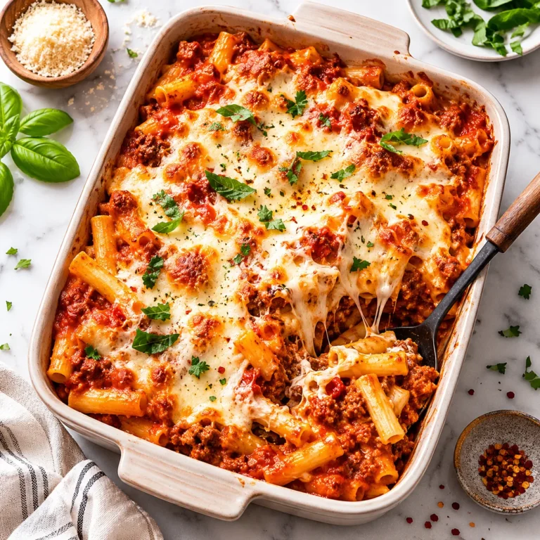 Cheesy Baked Ziti Recipe for Classic Oven Baked Pasta 8 Baked Ziti Recipe