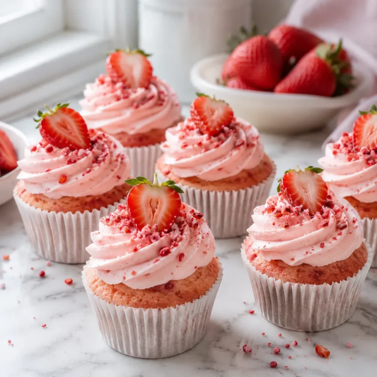 Strawberry Cupcake Recipe