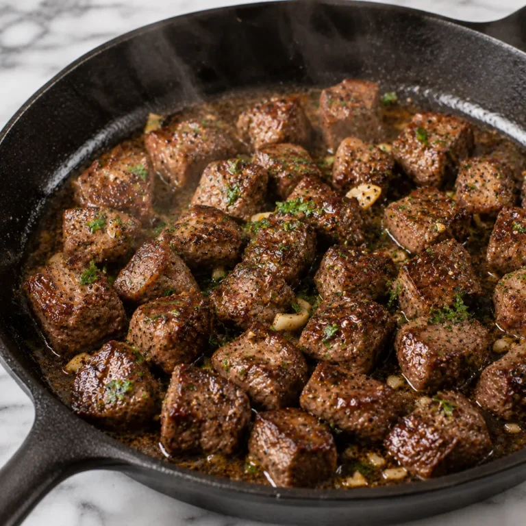 Garlic Butter Steak Bites Recipe