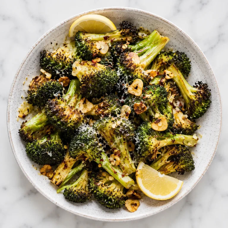 Garlic Roasted Broccoli Recipe