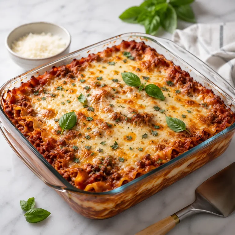 Ground Beef Lasagna Recipe