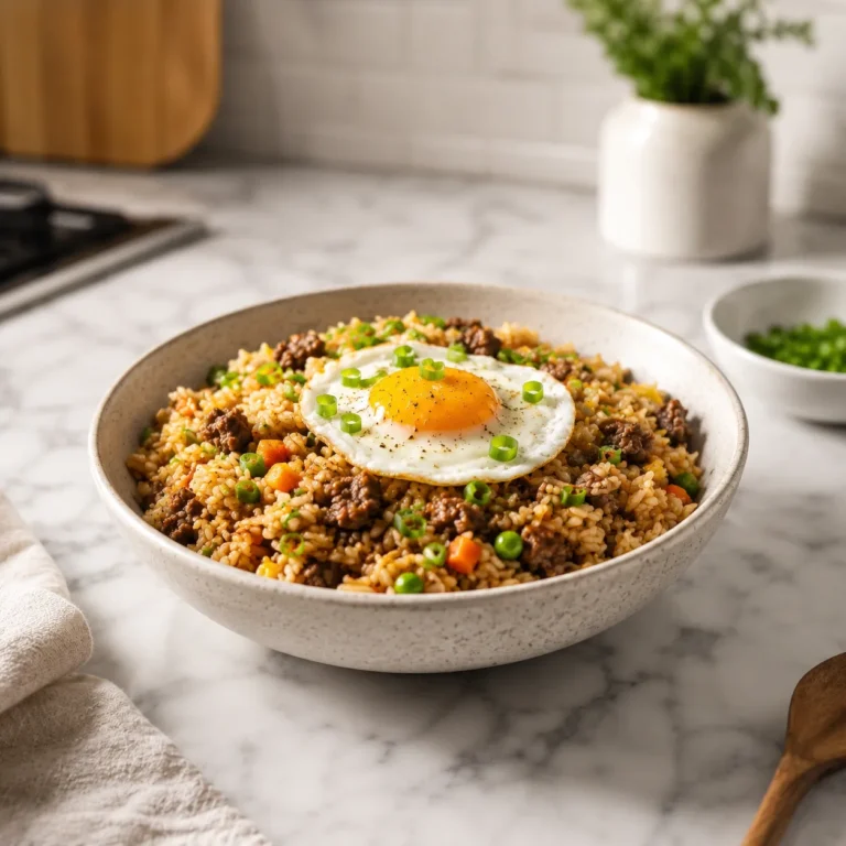 Ground Beef Fried Rice Recipe