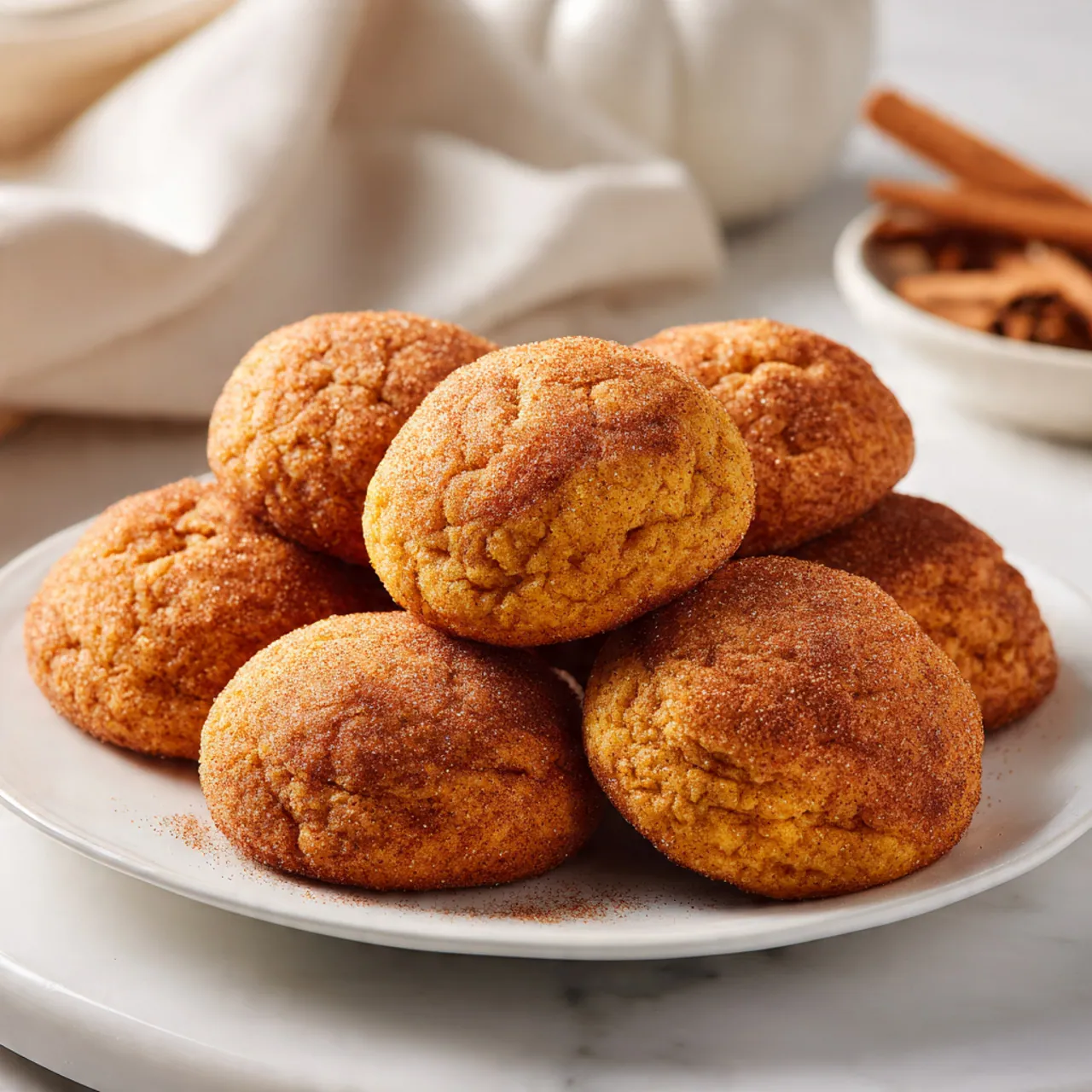 Pumpkin Snickerdoodle Cookies Recipe
