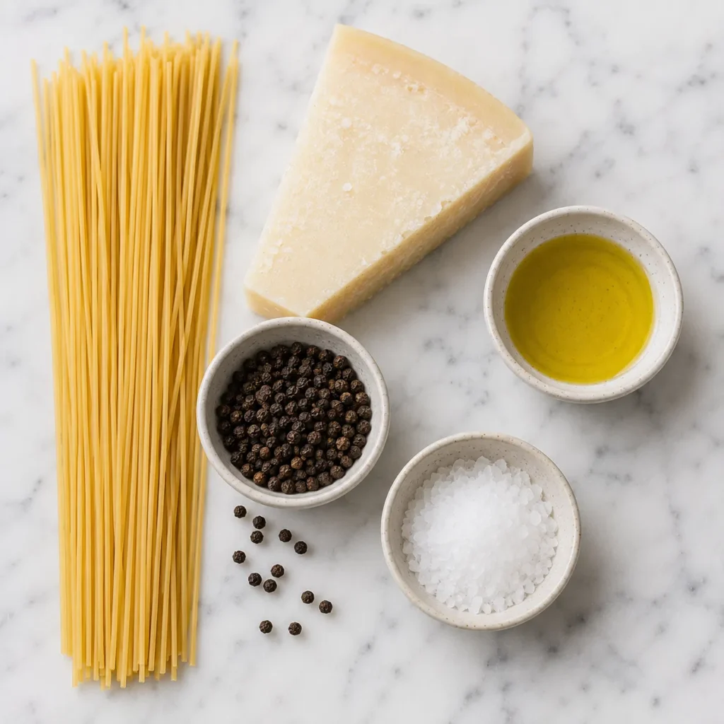 Classic Cacio e Pepe Recipe for Authentic Italian Pasta 1 ingredients 108