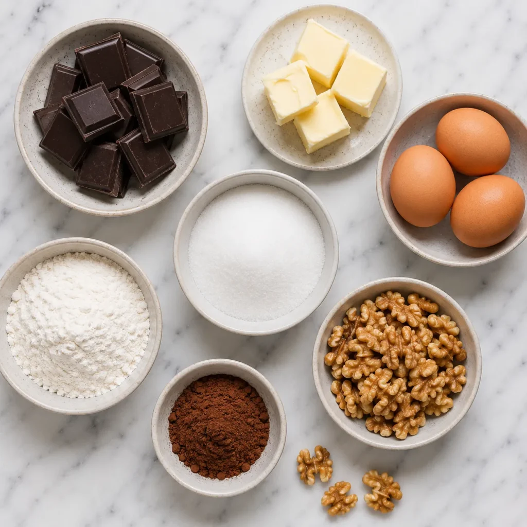 Fudgy Walnut Brownie Recipe for Rich Nutty Chocolate 1 ingredients 109