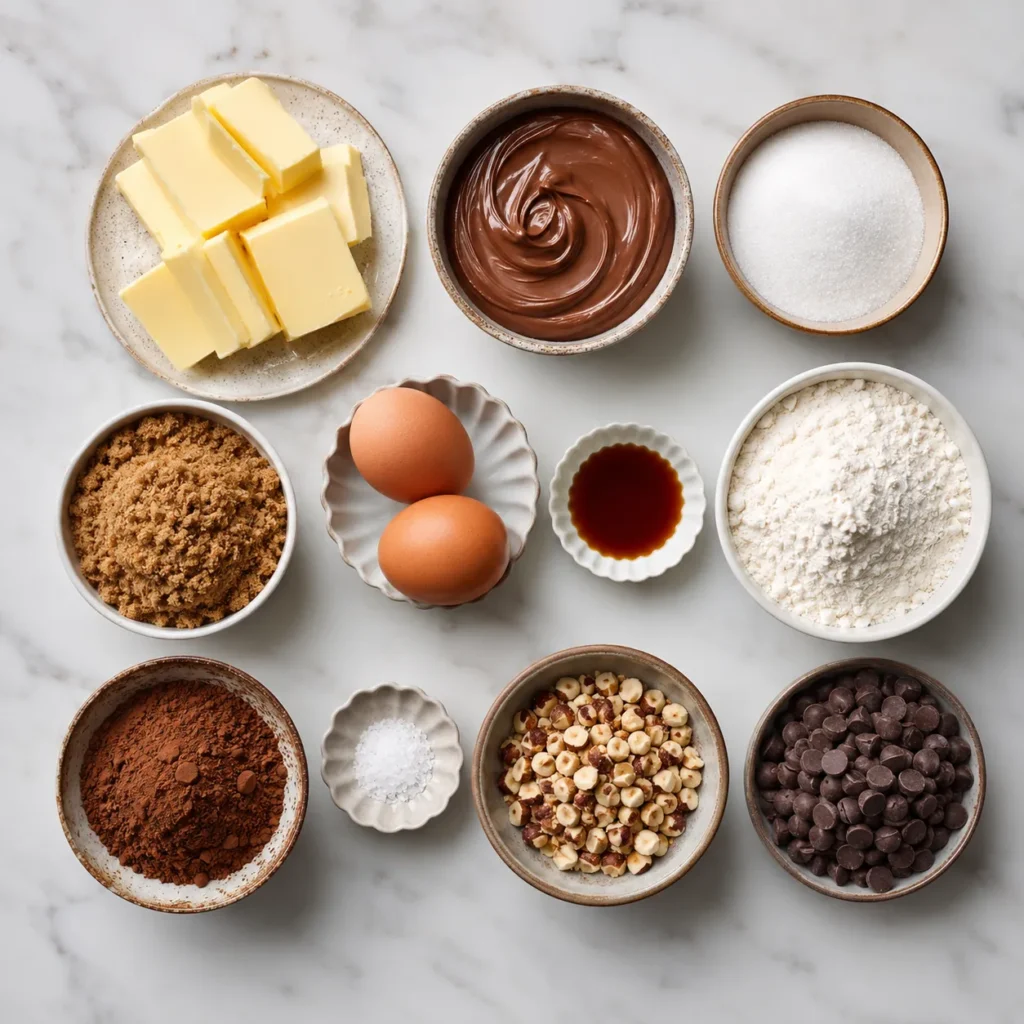 Fudgy Nutella Brownie Recipe for Rich Chocolate Hazelnut Flavor 1 ingredients 113