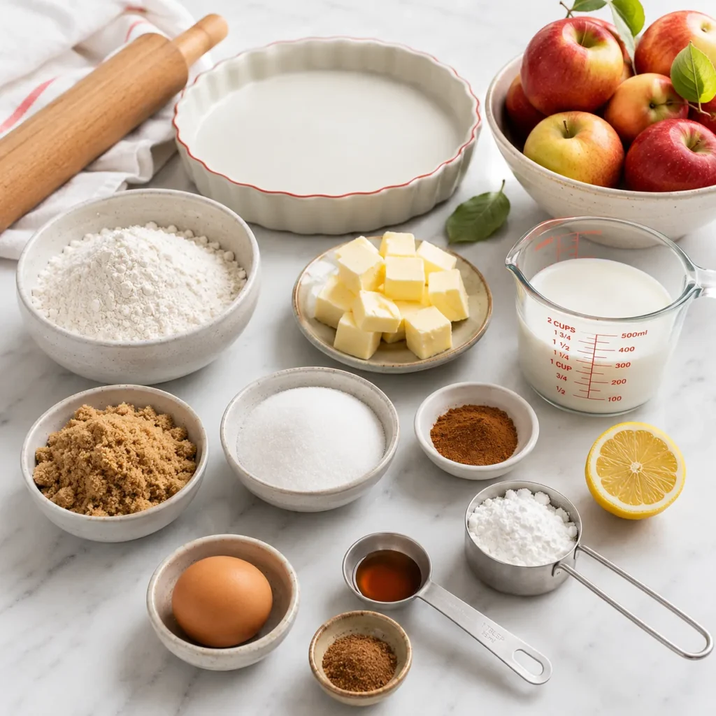 Classic Apple Pie Recipe for Warm Cinnamon Dessert 1 ingredients 67