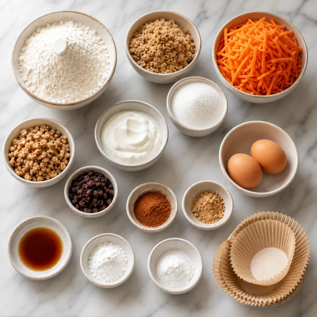 Moist Carrot Muffin Recipe for Light Spiced Breakfast Treats 1 ingredients 74
