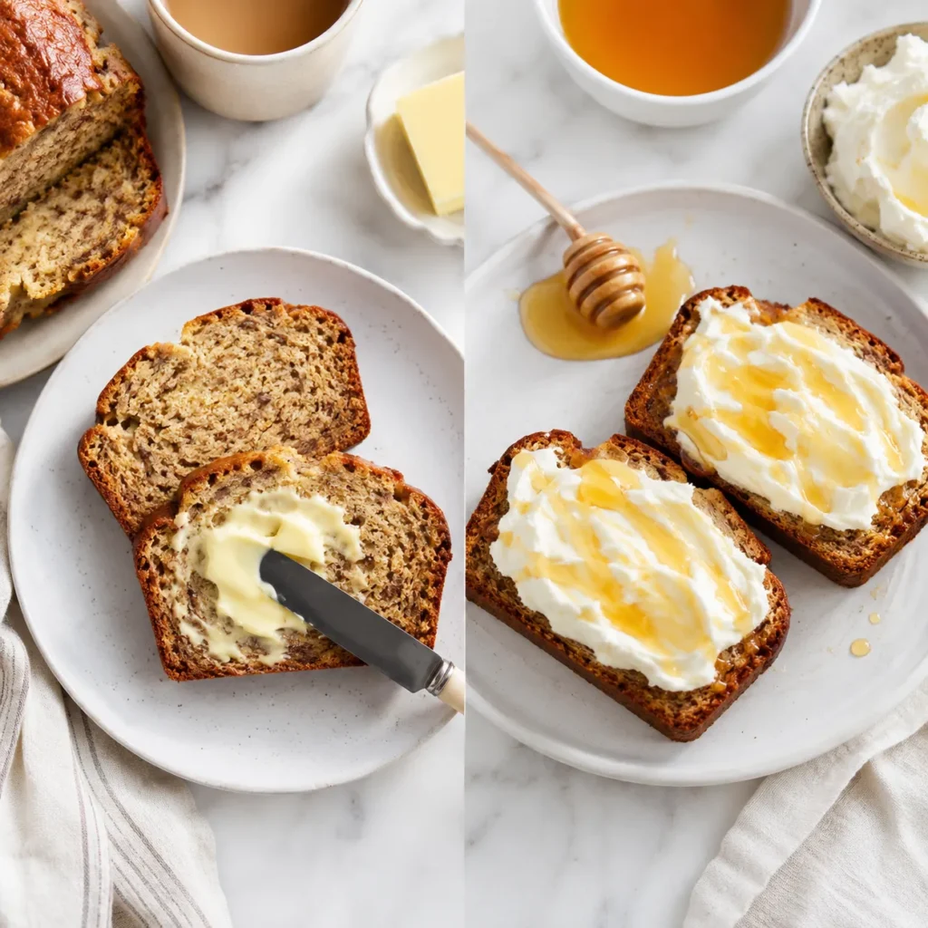 Soft Cream Cheese Banana Bread Recipe for Rich Moist Slices 3 serving 57