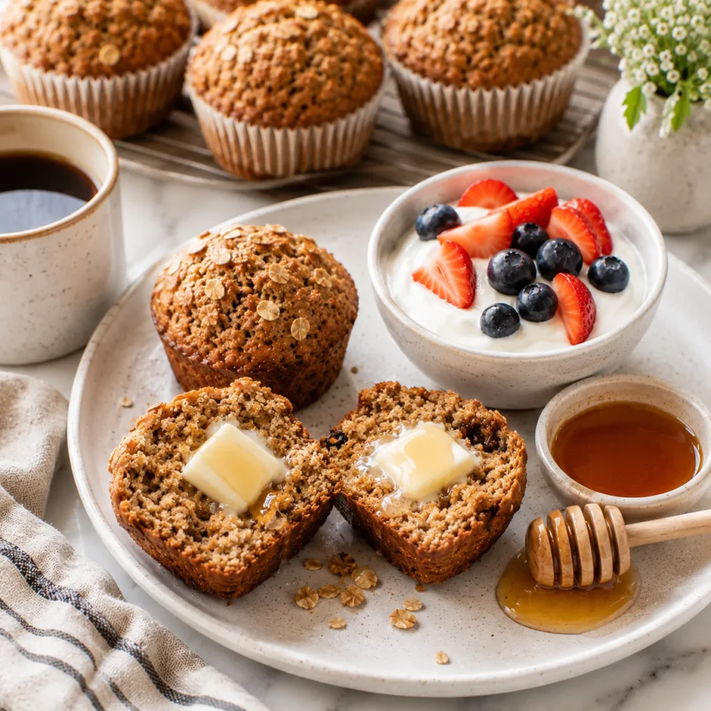 Soft Bran Muffin Recipe for Fiber Rich Breakfast Baking 3 servings 10