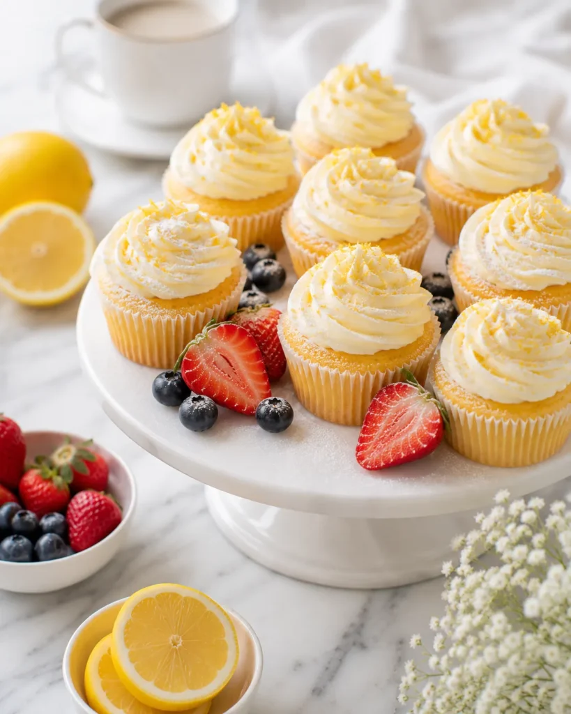 Bright Lemon Cupcake Recipe for Sweet Citrus Treats 3 servings 13