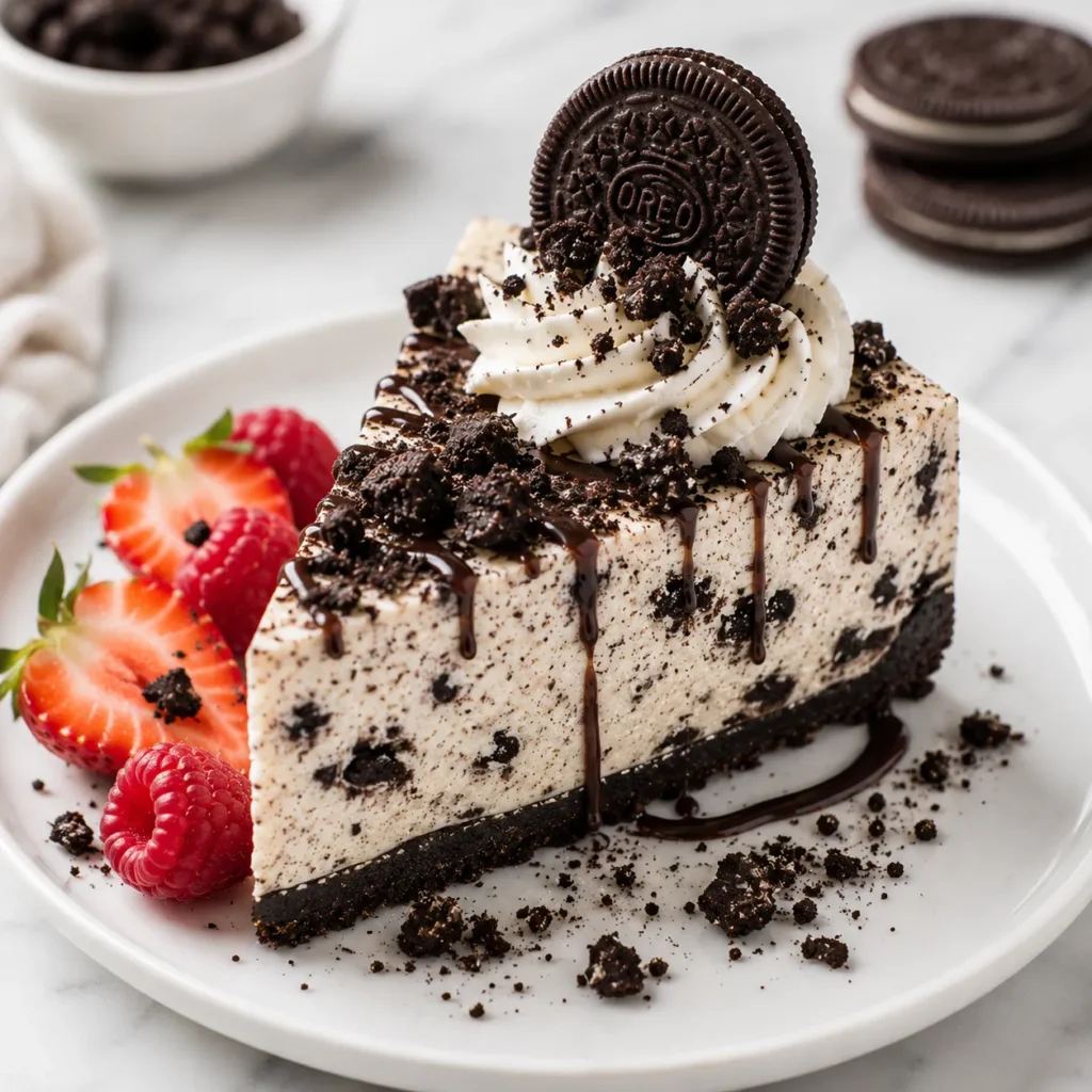 Creamy Oreo Cheesecake Recipe for Cookies and Cream Dessert 3 servings 15