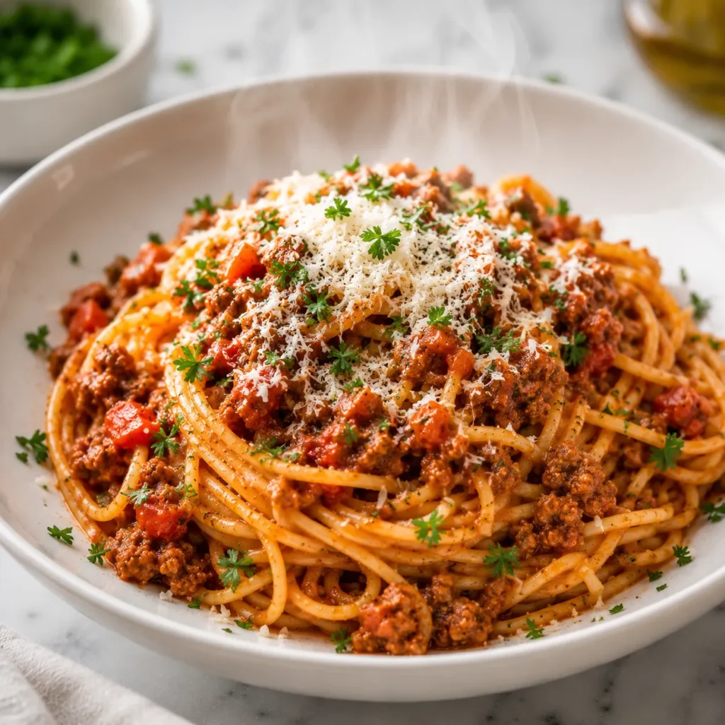 Rich Spaghetti Bolognese Recipe for Classic Italian Dinner 2 step 65