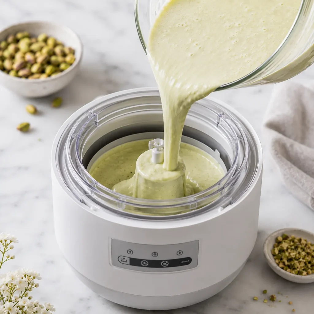 Creamy Pistachio Ice Cream Recipe for Nutty Frozen Dessert 2 step 73