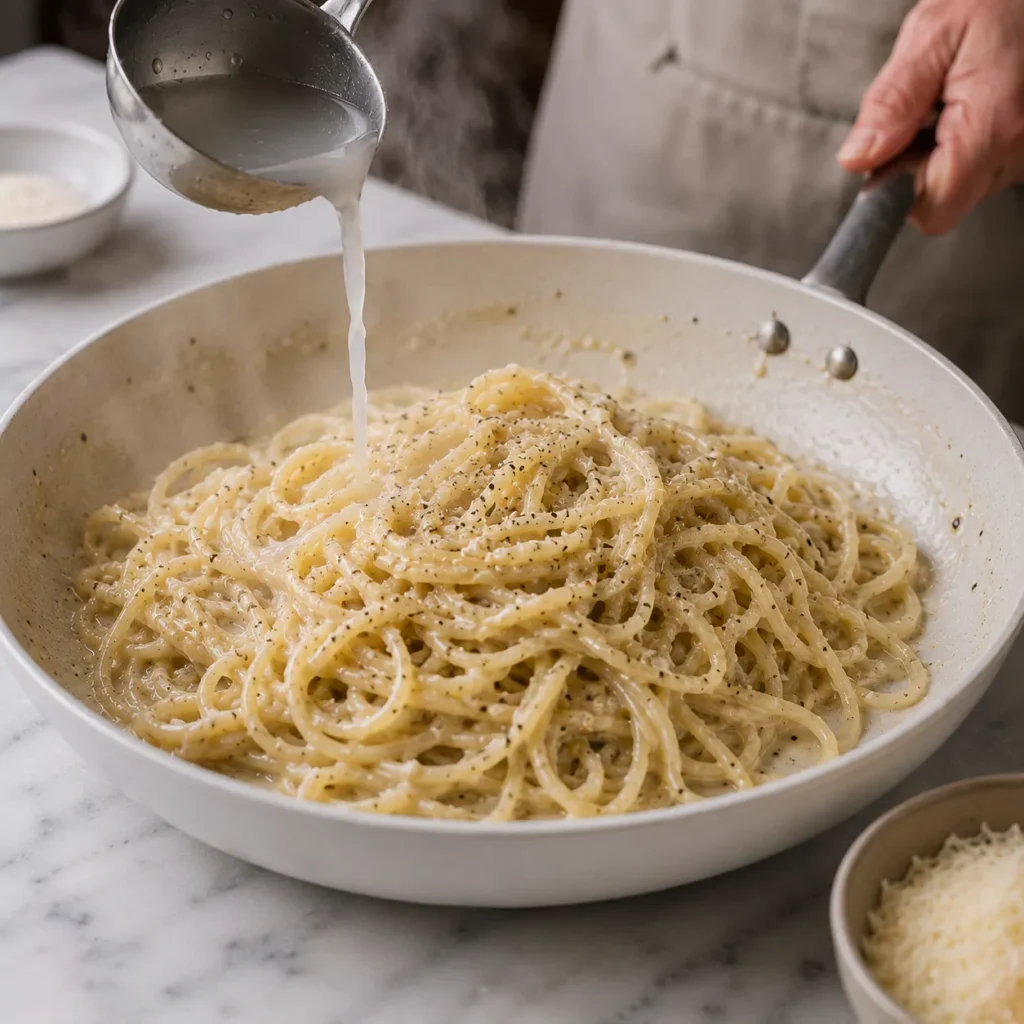 Classic Cacio e Pepe Recipe for Authentic Italian Pasta 2 step 79