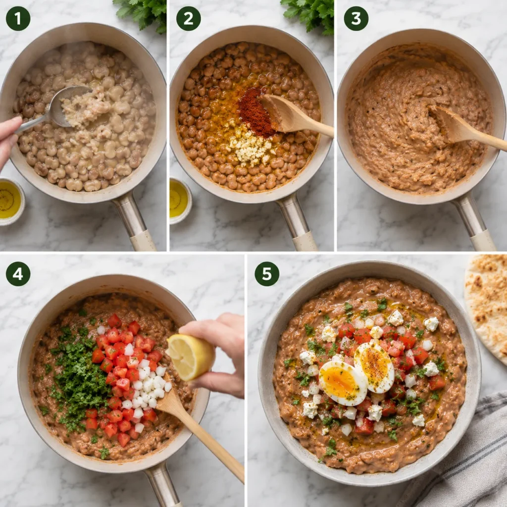 Classic Ful Medames Recipe for Traditional Middle Eastern Dish 2 step 92