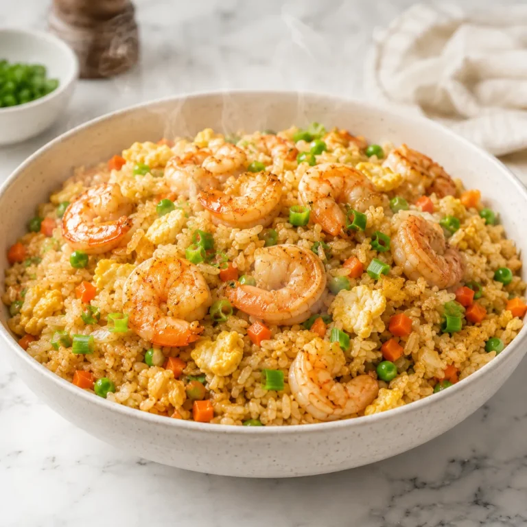 Savory Shrimp Egg Fried Rice Recipe for Quick Weeknight Dinner 3 Shrimp Egg Fried Rice Recipe
