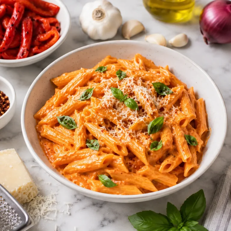 Creamy Roasted Red Pepper Pasta Recipe for Bold Savory Flavor 1 Roasted Red Pepper Pasta Recipe