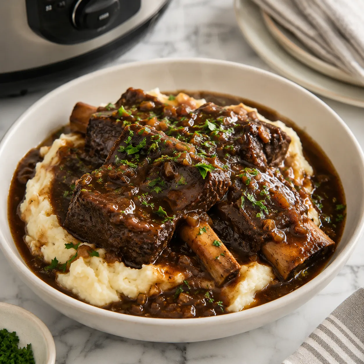 Tender Crockpot Beef Short Ribs Recipe