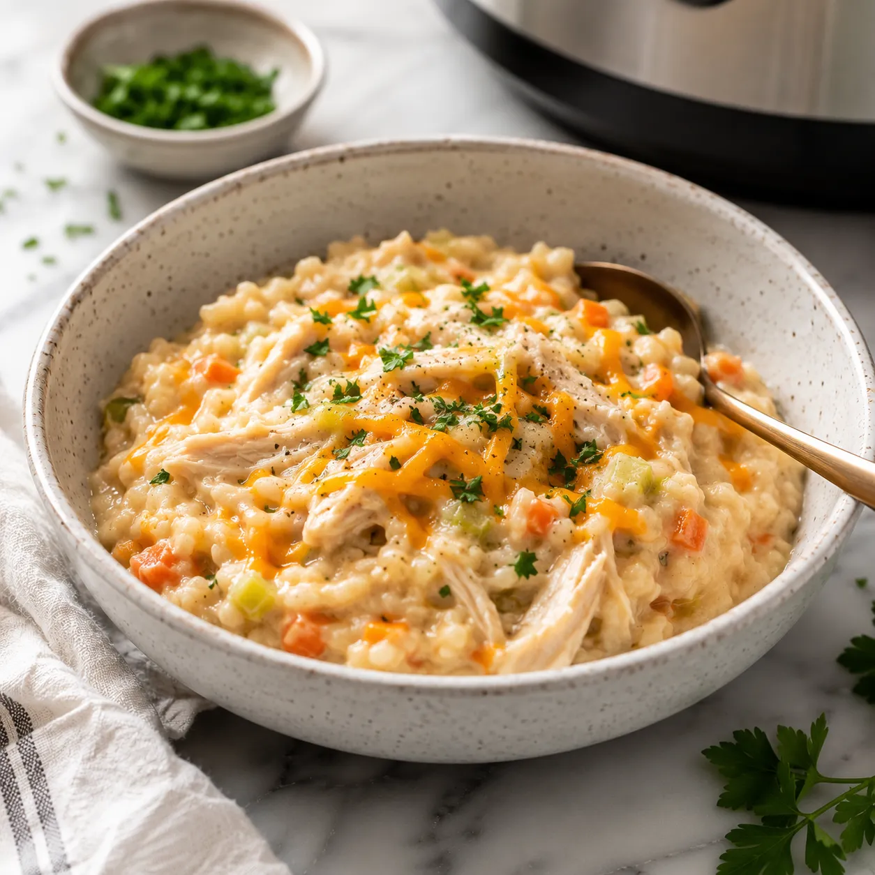 Creamy Crockpot Chicken and Rice Recipe for Easy Comfort Dinner