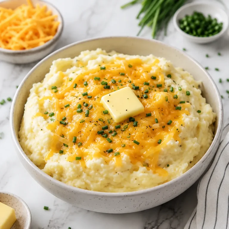Creamy Cheesy Mashed Potatoes Recipe for Rich Comfort Sides