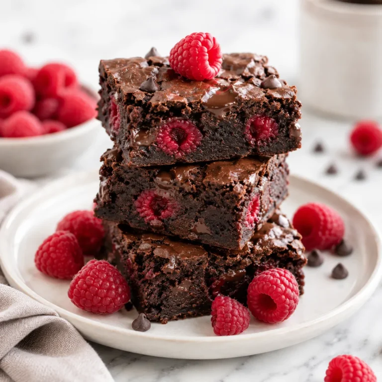 Fudgy Raspberry Brownie Recipe for Rich Berry Chocolate Flavor 3 Raspberry Brownie Recipe