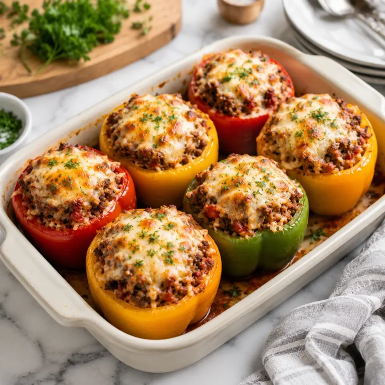 Beef Stuffed Peppers Recipe