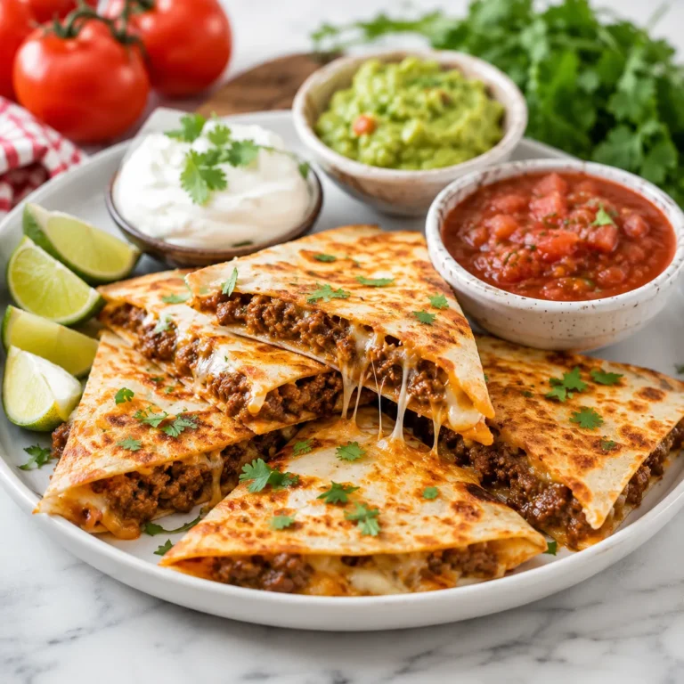 Ground Beef Quesadilla Recipe
