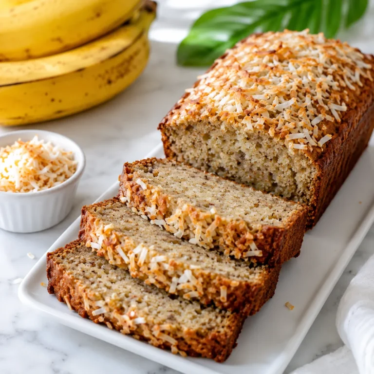 Coconut Banana Bread Recipe