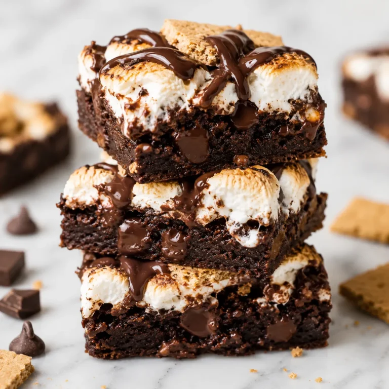 Fudgy Smores Brownie Recipe for Gooey Chocolate Dessert 4 Smores Brownie Recipe