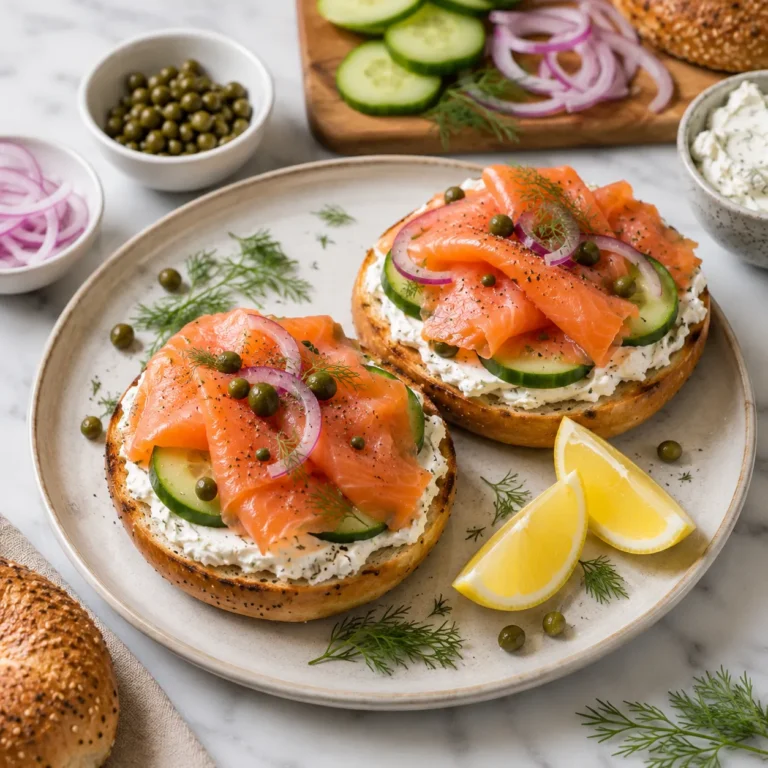 Smoked Salmon Bagel Recipe