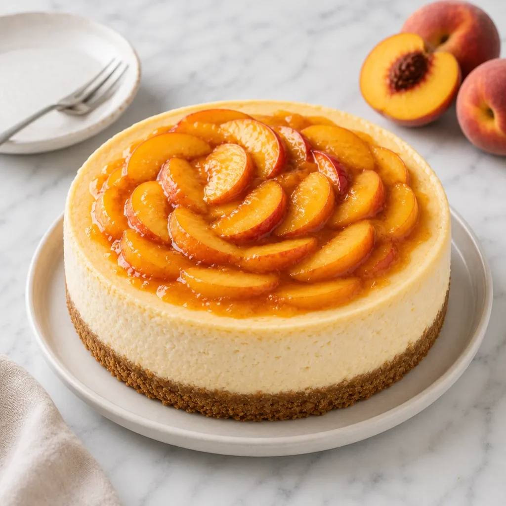 Peach Cheesecake Recipe