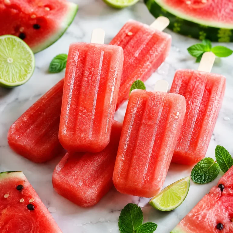 Refreshing Watermelon Popsicle Recipe for Cool Summer Treats 7 Watermelon Popsicle Recipe