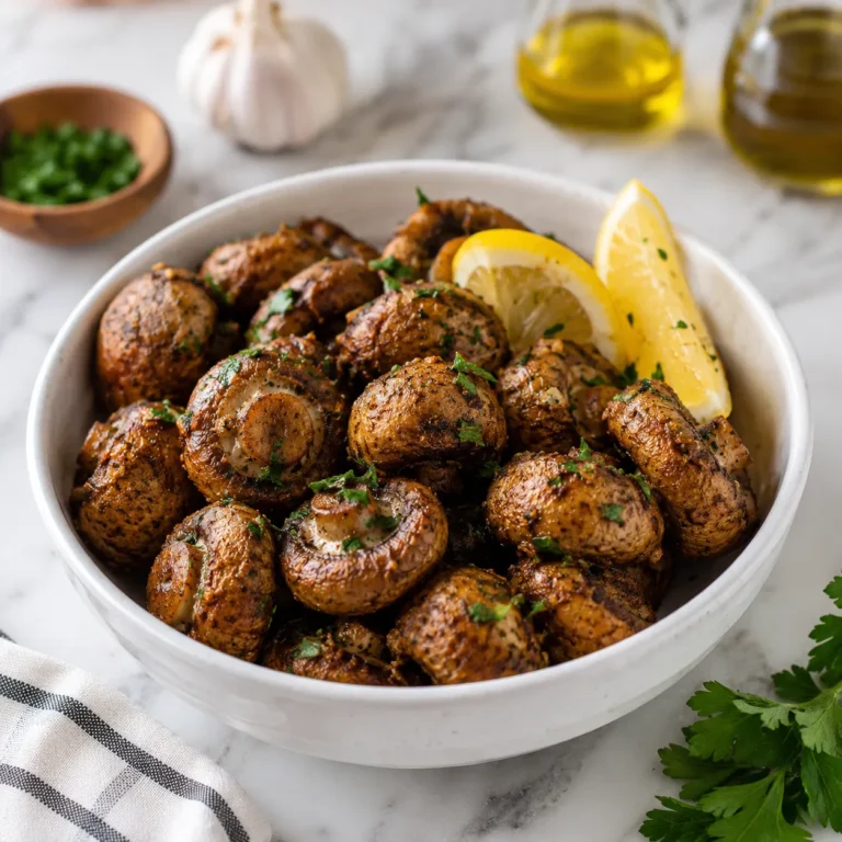 Tender Air Fryer Mushrooms Recipe for Savory Roasted Flavor 4 Air Fryer Mushrooms Recipe