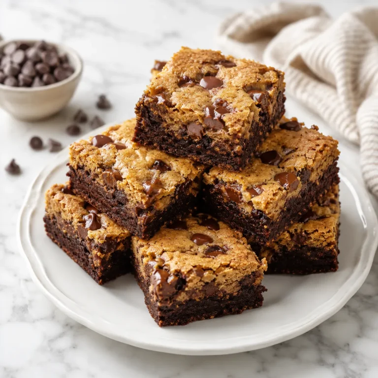 Chewy Brookies Recipe for Cookie Brownie Dessert Bars 1 Brookies Recipe