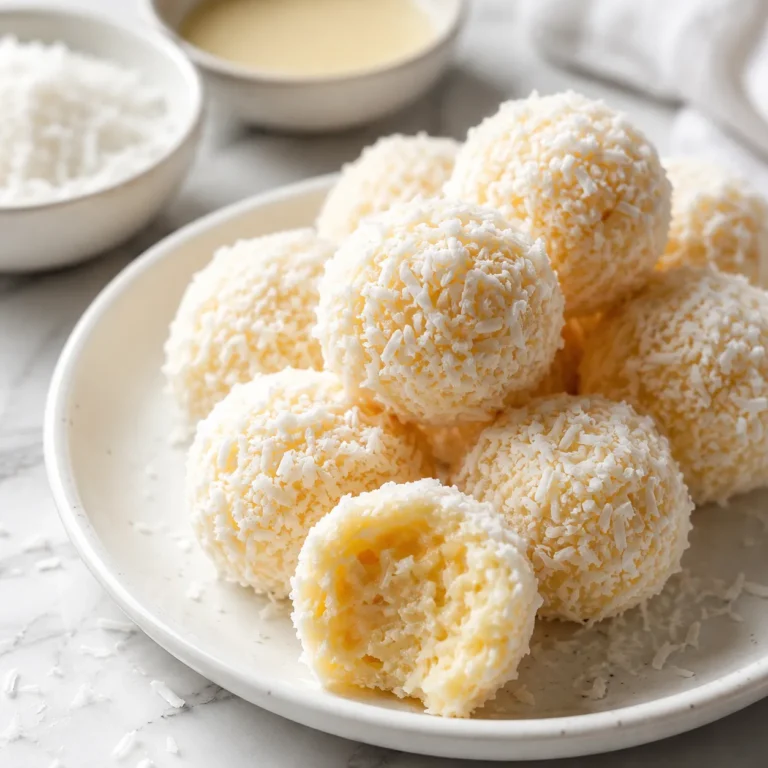 No Bake Coconut Balls Recipe
