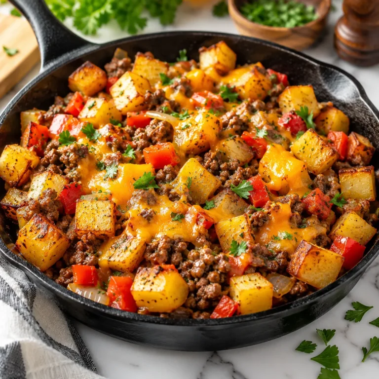 Beef and Potato Skillet Recipe