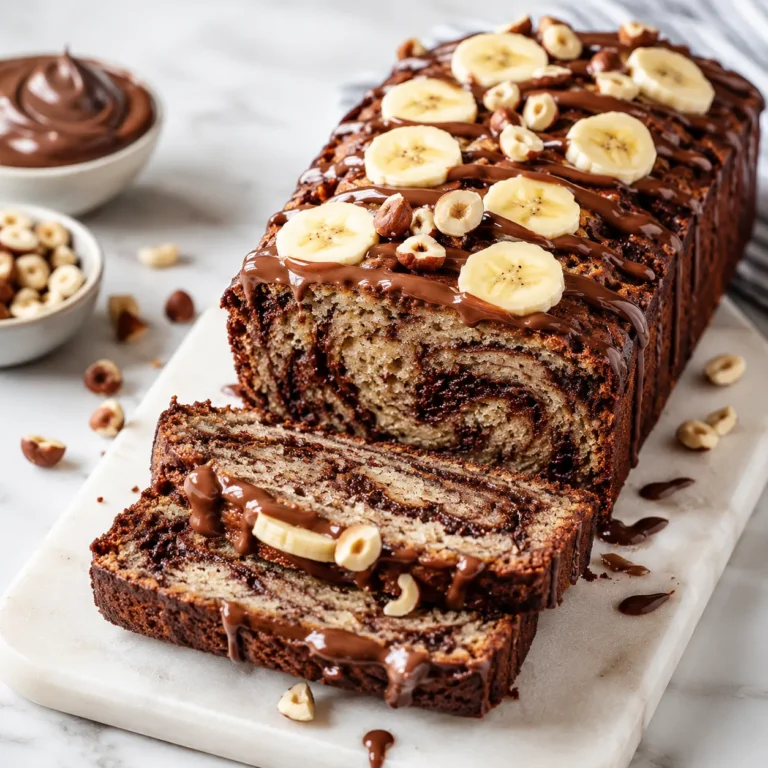Nutella Banana Bread Recipe