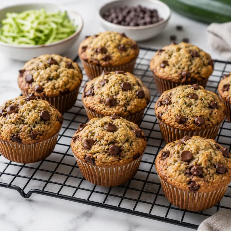 Soft Zucchini Chocolate Chip Muffin Recipe for Sweet Veggie Baking 8 Zucchini Chocolate Chip Muffin Recipe