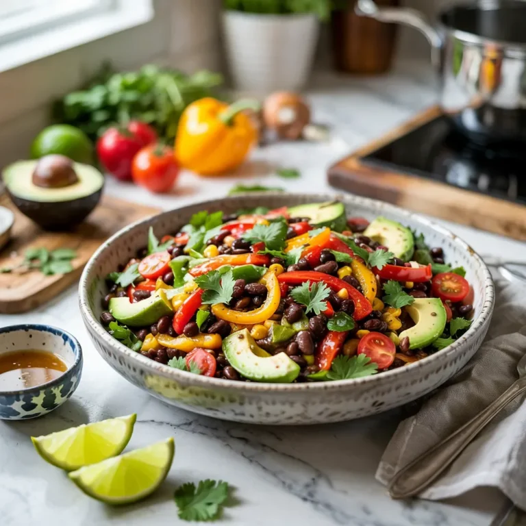 Zesty Black Bean Salad Recipe