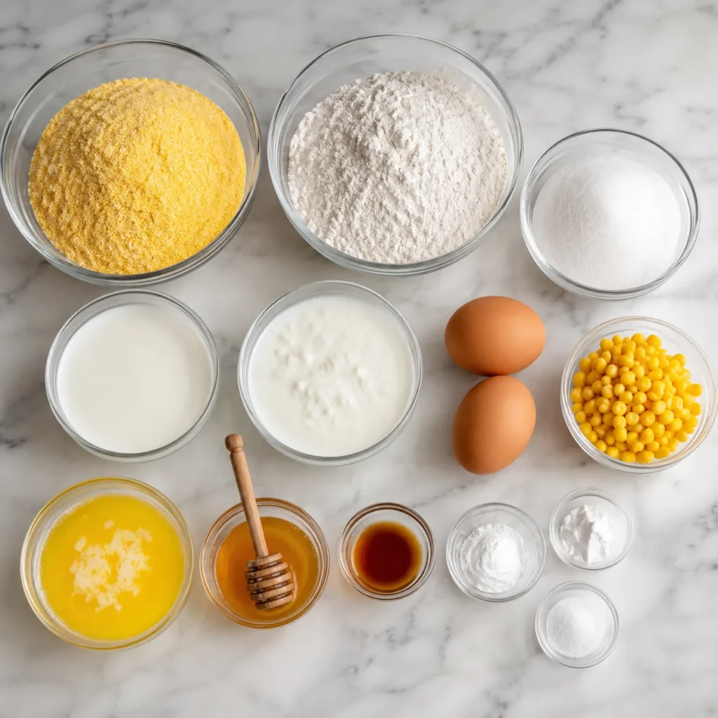 Soft Corn Muffin Recipe for Sweet Golden Baking 1 ingredients 108