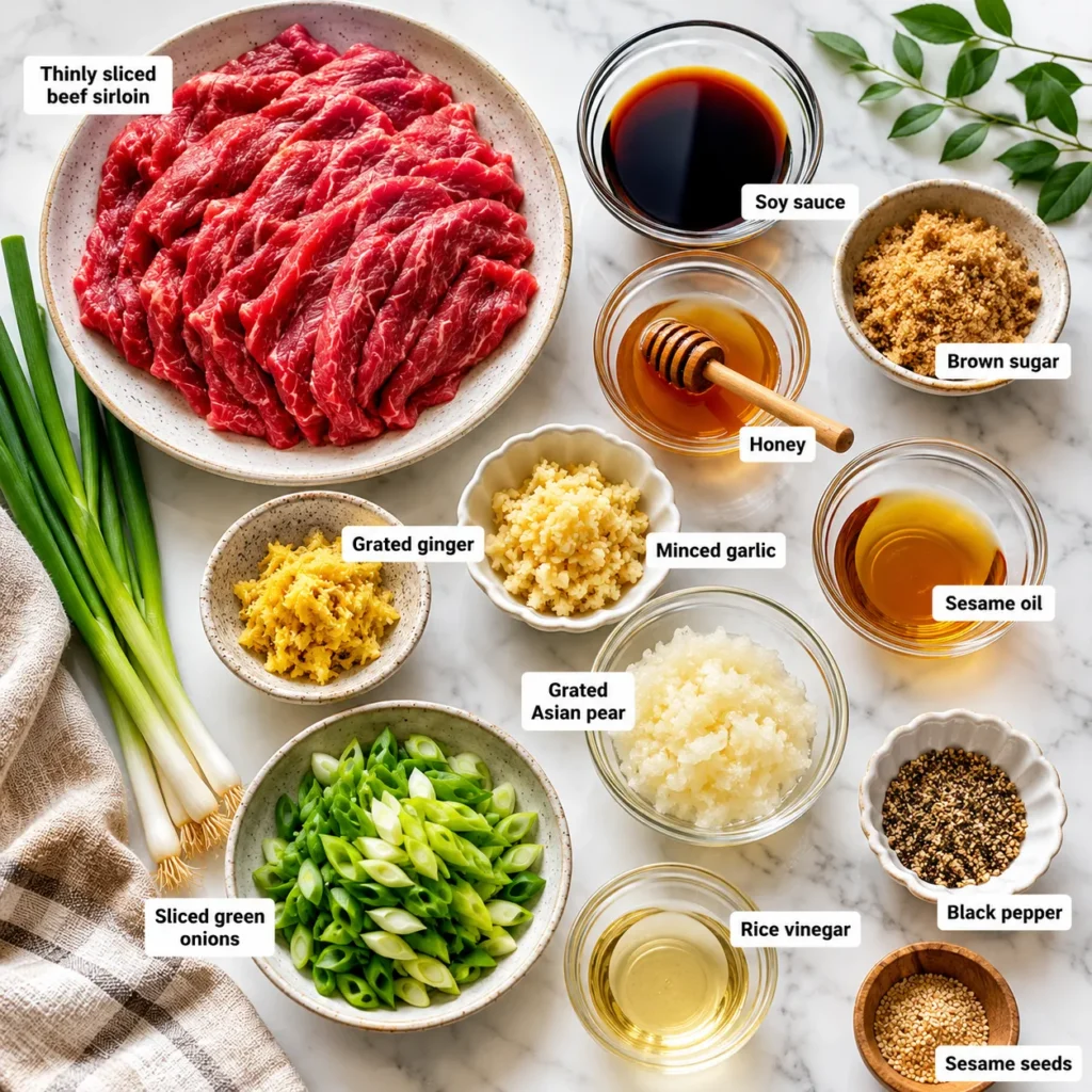 Savory Beef Bulgogi Recipe for Sweet Korean Style Flavor 1 ingredients 47