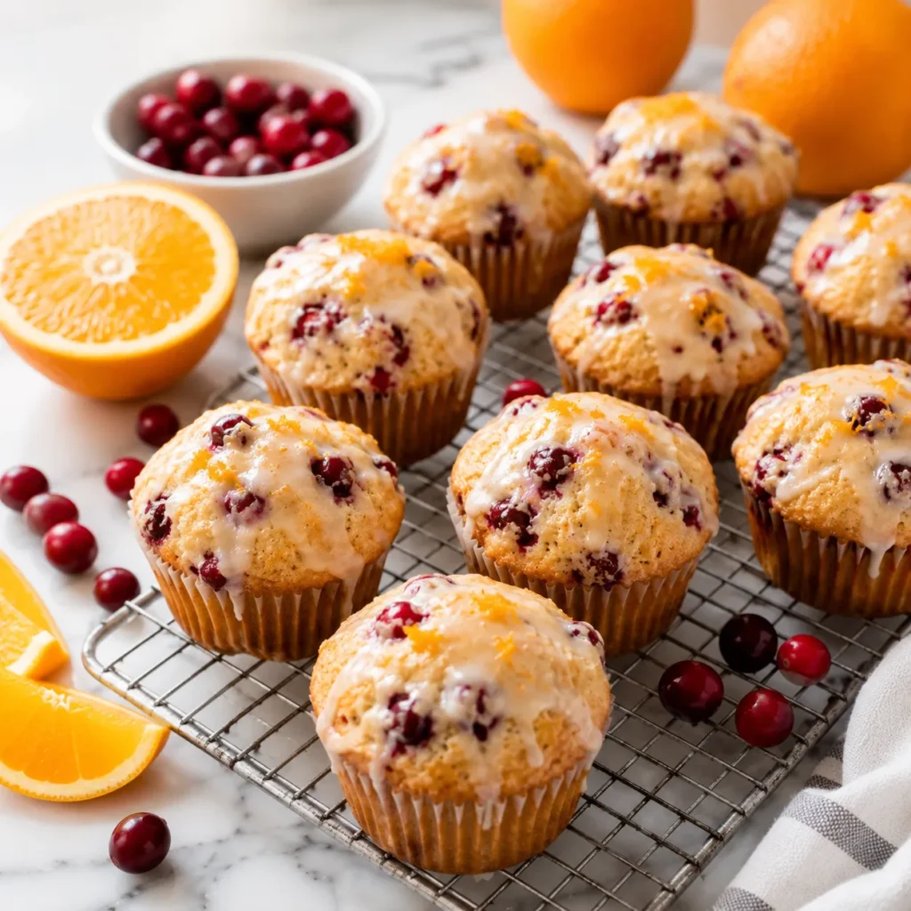 Bright Cranberry Orange Muffin Recipe for Fresh Citrus Flavor 3 servings 30