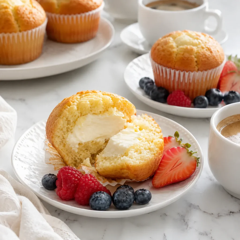 Soft Cream Cheese Muffin Recipe for Sweet Tender Baking 3 servings 38