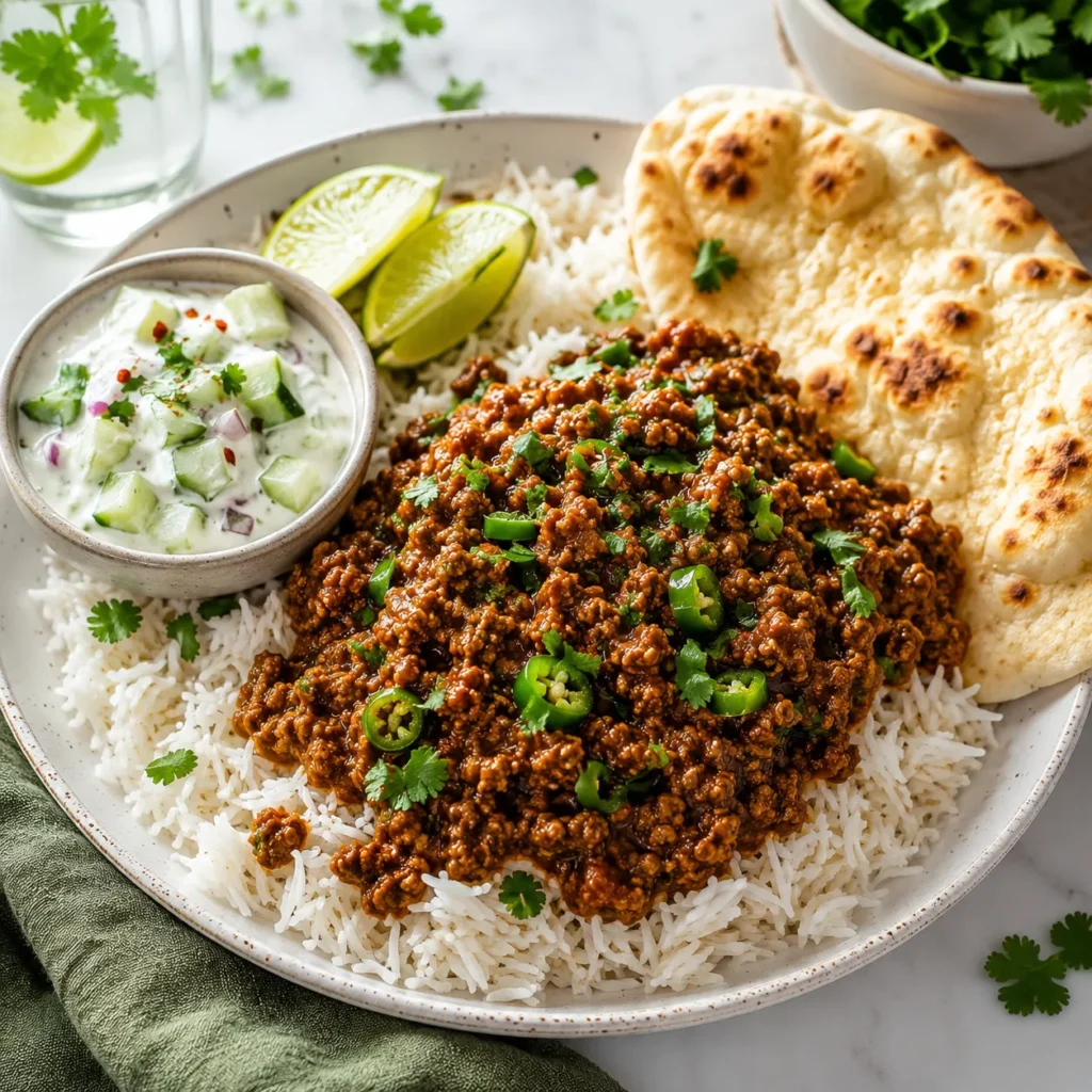 Spiced Ground Beef Curry Recipe for Rich Flavorful Meals 3 servings 41
