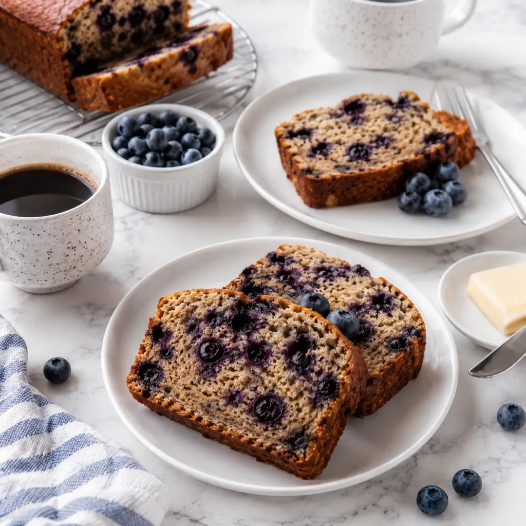 Moist Blueberry Banana Bread Recipe for Sweet Fruity Baking 3 servings 52