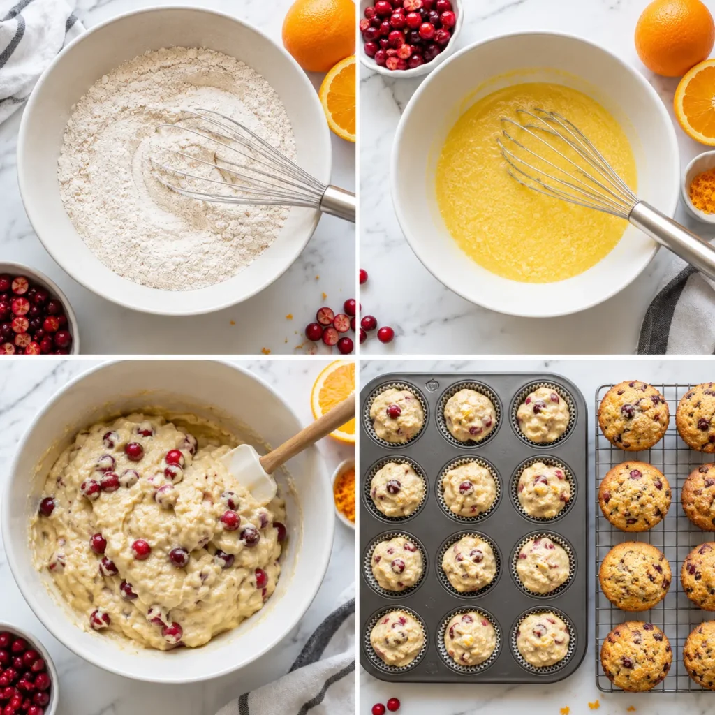 Bright Cranberry Orange Muffin Recipe for Fresh Citrus Flavor 2 step 23